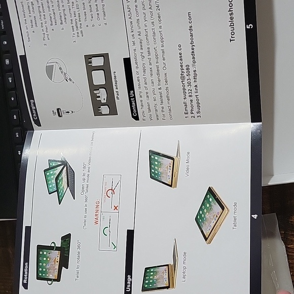 Keyboard Case For Ipad 360° - Picture 14 of 15